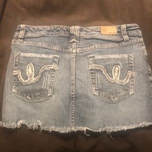 Cute denim mini shirt